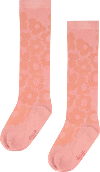 Deux par Deux Jacquard Socks - Big Girls