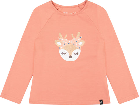 Deux par Deux Long Sleeve T-Shirt - Little Girls
