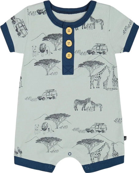 Deux par Deux Organic Cotton Romper - Baby Boys