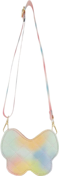 Deux par Deux Rainbow Stripe Butterfly Bag - Girls