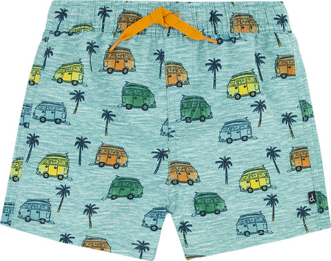 Deux par Deux Long Sleeve One Piece Boardshort - Big Boys
