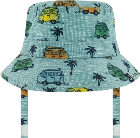 Deux par Deux Printed Beach Hat - Little Boys