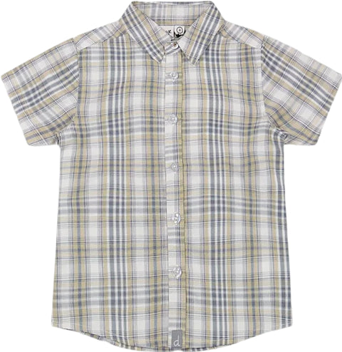 Deux par Deux Plaid Short Sleeve Shirt - Little Boys