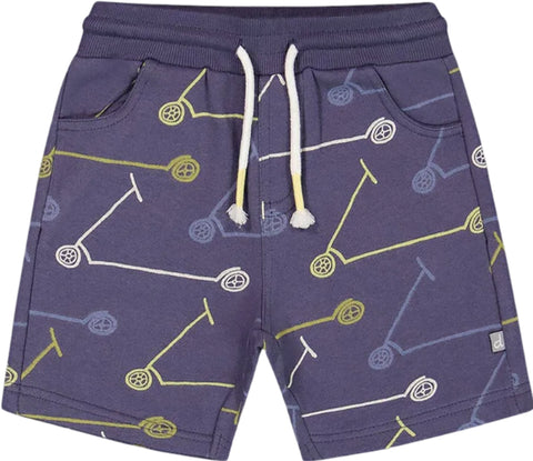 Deux par Deux Printed Scooters French Terry Shorts - Little Boys 