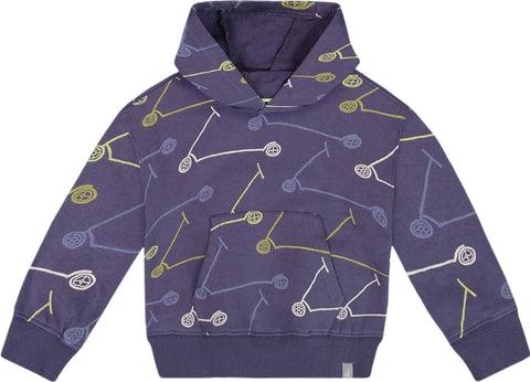 Deux par Deux Printed Scooters French Terry Hooded Sweatshirt - Baby Boys 