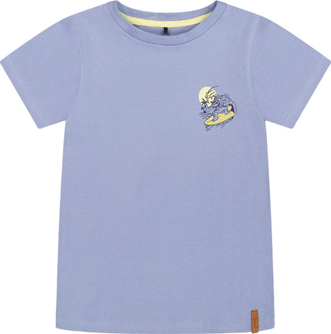 Deux par Deux Front and Back Print Organic Jersey Tee - Little Boys