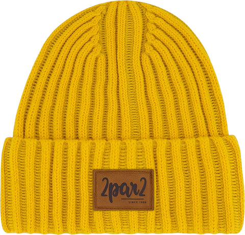 Deux par Deux Solid Knit Hat - Kids