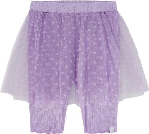 Deux par Deux Biker Shorts with Mesh Skirt - Big Girls 