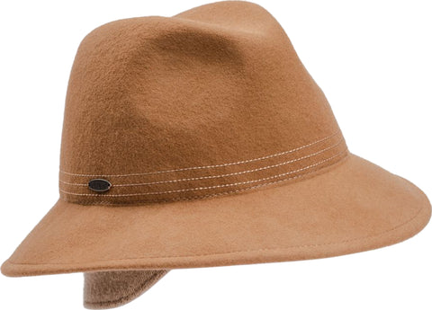 Harricana Floria Fedora Hat with Earflaps - Unisex