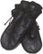 Harricana Leather Mittens with Cord - Women's - Black