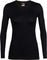 icebreaker 200 Oasis Long Sleeve Crewe - Women's - Black