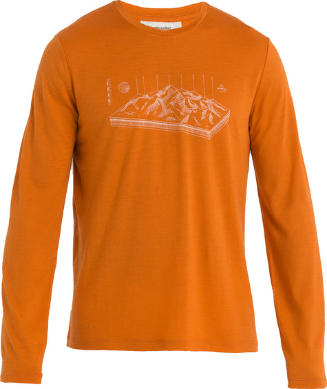 icebreaker 150 Tech Lite II Alps 3D Merino Long Sleeve T-Shirt - Men's