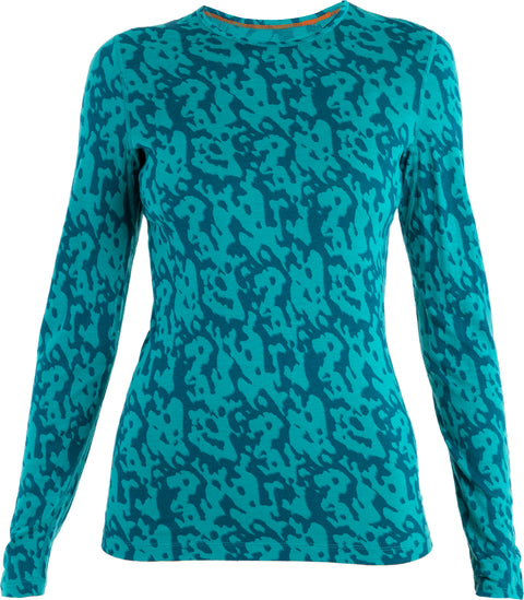 icebreaker 200 Oasis Macro Forms Merino Long Sleeve Thermal Top - Women's 