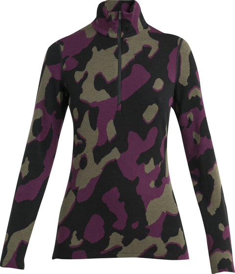 icebreaker 260 Vertex Natural Shades Merino Long Sleeve Half-Zip Thermal Top - Women's