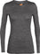 icebreaker 200 Oasis Long Sleeve Crewe - Women's - Gritstone Heather