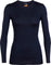 icebreaker 200 Oasis Long Sleeve Crewe - Women's - Midnight Navy