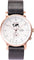 La Maison Inland The August 41mm Watch with Extra 20mm Belt - Unisex - Rose Gold - White - Black Leather