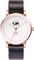 La Maison Inland The June 41mm Watch with Extra 20mm Belt - Unisex - Rose Gold - White - Black Leather