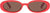 Le Specs Outta Love Black Sunglasses - Electric Orange