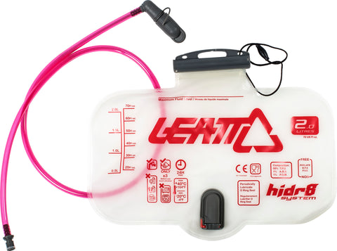 Leatt Bladder Flat CleanTech 2L Horizontal (70oz) w tube and bite valve