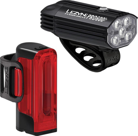 Lezyne Fusion Drive Pro 600+/Strip Drive 300+ Light Set