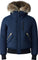 Mackage Dixon 2-In-1 Nordic Tech Natural Fur Down Bomber Jacket - Men's - Navy