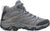 Merrell Moab 3 Mid Waterproof Hiking Shoes [Wide] - Women's - Granite