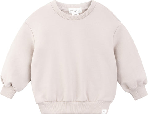 Miles The Label Miles Basics Fleece Sweatshirt - Baby Girl