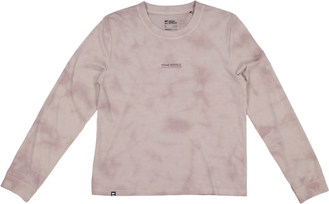 Mons Royale Icon Relaxed Long Sleeve Garment Dyed T-Shirt - Women's