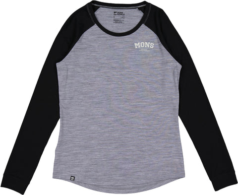 Mons Royale Icon Raglan Long Sleeve Top - Women's