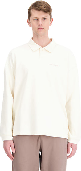 New Balance Athletics Linear Long Sleeve Polo - Men's
