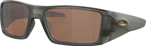 Oakley Heliostat Sunglasses - Matte Grey Smoke - Prizm Tungsten Polar Lens
