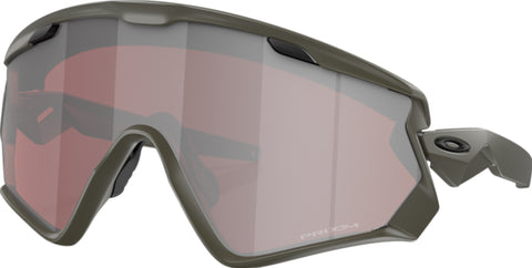 Oakley Wind Jacket 2.0 Sunglasses - Matte Olive - Prizm Black Iridium Lens
