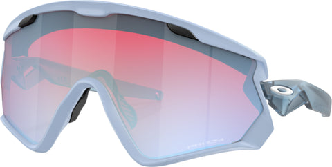 Oakley Wind Jacket 2.0 Sunglasses - Matte Translucent Stonewash - Prizm Sapphire Lens