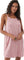 O'Neill Morette Spacedye Knit Short Tank Dress - Women's - Barbie Pink