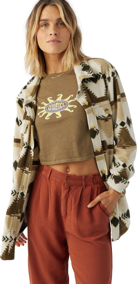 O'Neill Collins Printed Superfleece Shirt Jacket - Women's