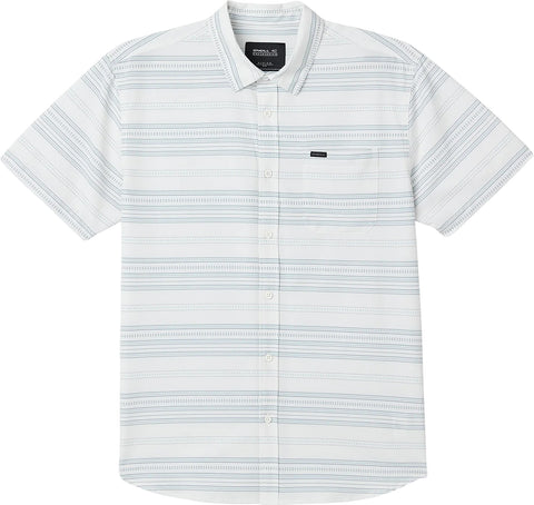 O'Neill TRVLR UPF Traverse Stripe Short Sleeve Button-Up Shirt - Men's