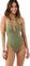 O'Neill Saltwater Solids Santa Cruz Halter One Piece Swimsuit - Women's - Oil Green