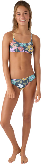 O'Neill Layla Floral Bralette Swim Set - Girl's