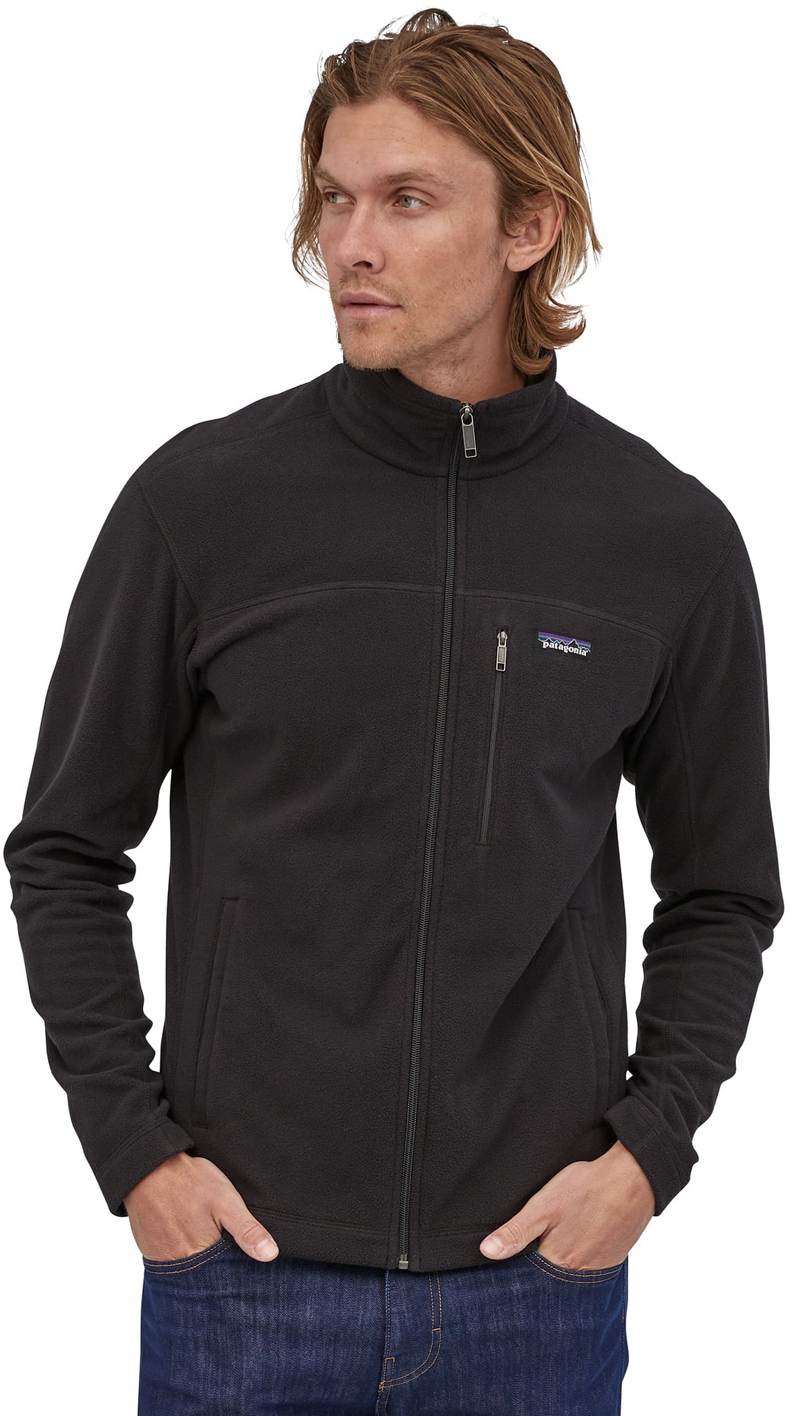 Patagonia micro d full zip fleece jacket Clearance