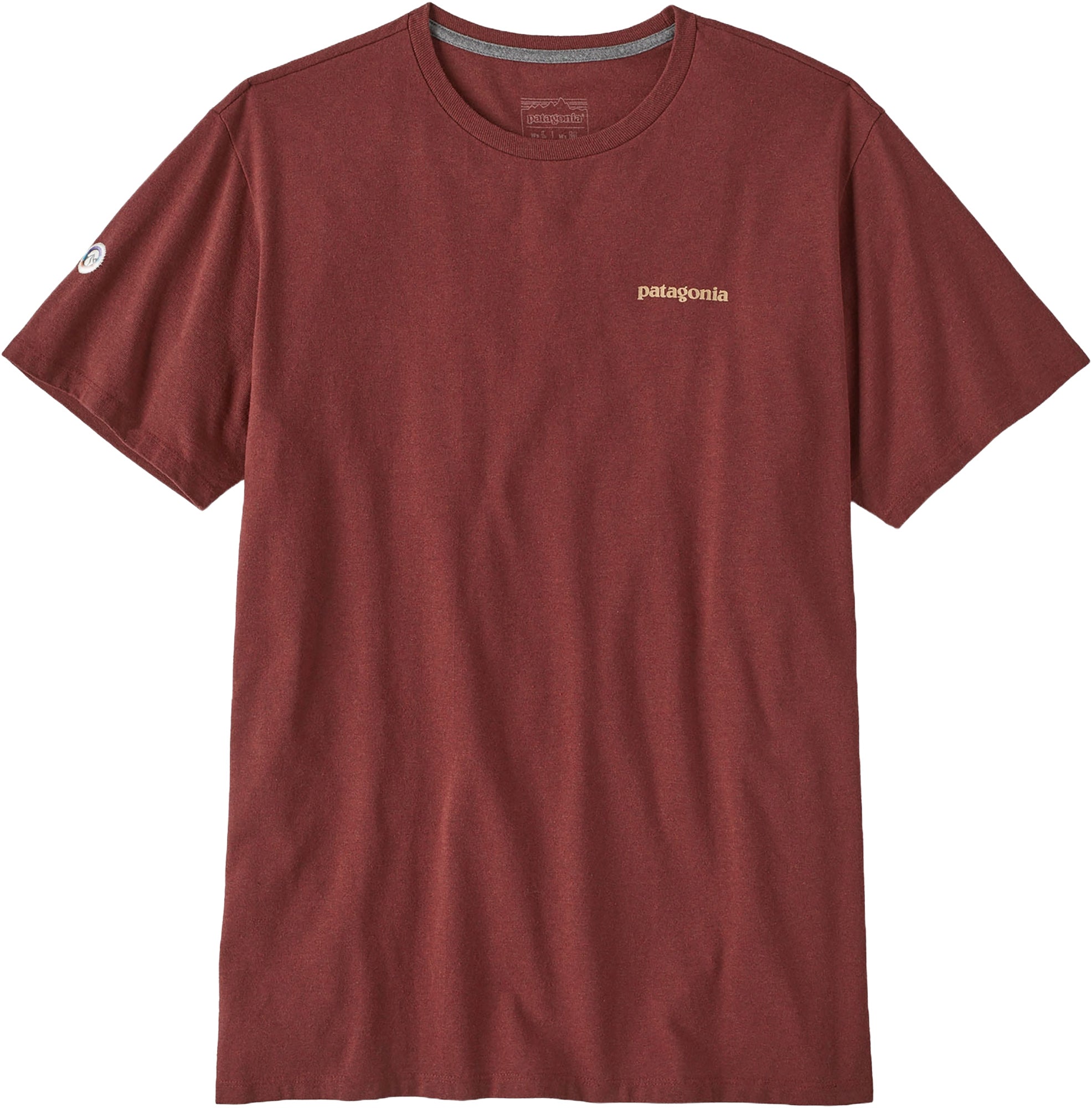 Patagonia Fitz Roy Icon Responsibili-Tee T-Shirt - Unisex XS Mangrove Red