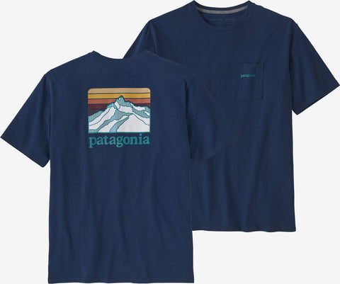 Patagonia Line Logo Ridge Responsibili-Tee Pocket T-Shirt - Men's