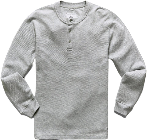 Reigning Champ Flatback Waffle Henley - Men's