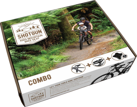 Shotgun MTB Bike Seat and Handlebar Combo Box - Kids