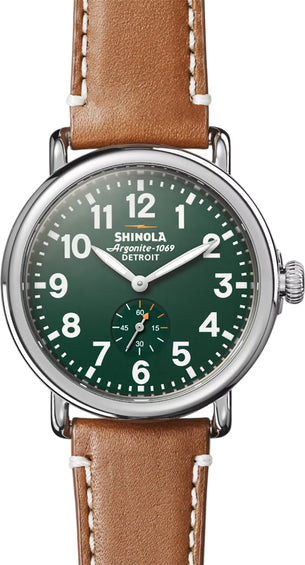 Shinola The Runwell Leather Strap Watch 41mm