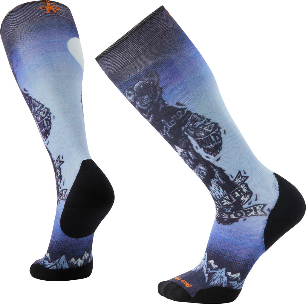 Smartwool Ski Targeted Cushion Always Explore Print OTC Socks Unisex