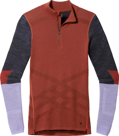 Smartwool Intraknit Merino 200 Colorblock 1/4 Zip Baselayer - Women's