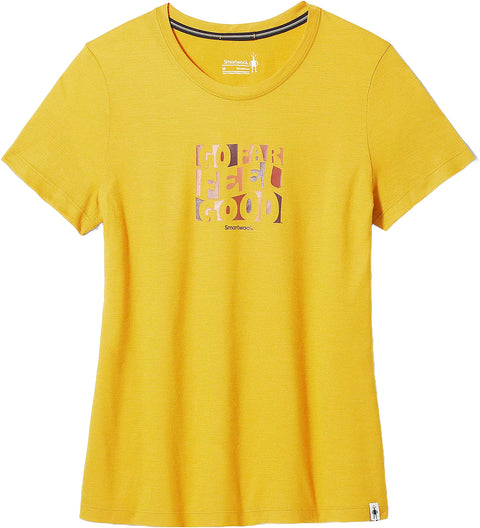 Smartwool Smartwool T-shirt à motif stylisé Go Far Feel Good pour femmes