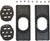 Spark R&D Spark Solid Board Pucks - Black - Grey