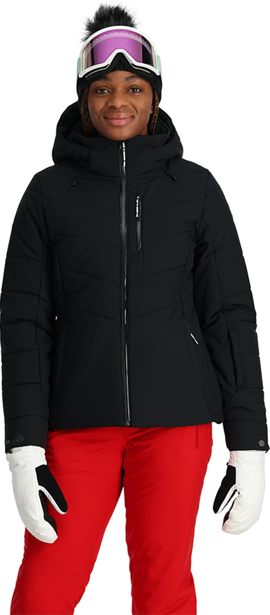 Haven Insulated Ski Jacket - White Black (White) - Womens